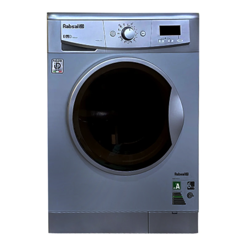 ماشین لباسشویی آبسال 6 کیلویی مدل WRE6410 نقره ای