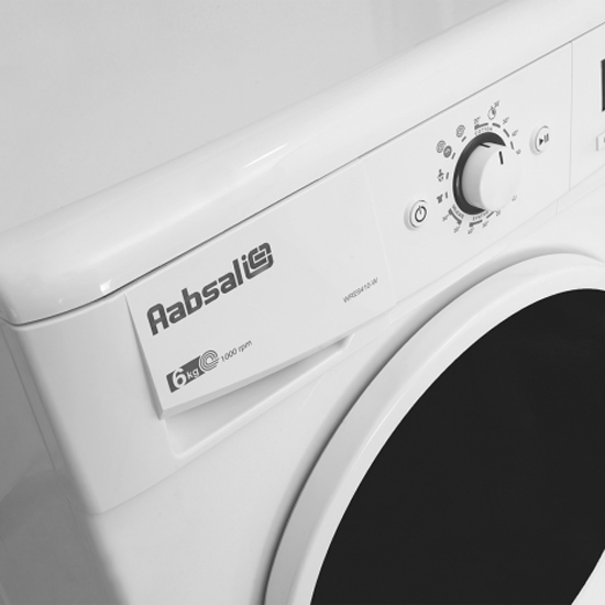ماشین لباسشویی آبسال 6 کیلویی مدل WRE6410 سفید