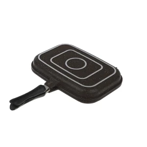 تابه رژیمی کاندید سایز 34 گرانیت مدل مستطیل مشکی