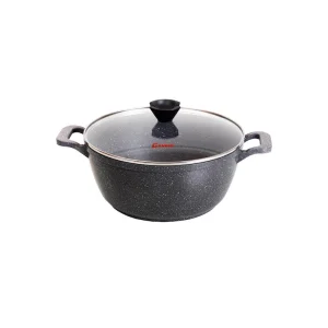 قابلمه کاندید سایز 24 گرانیت مدل پروانه خاکستری