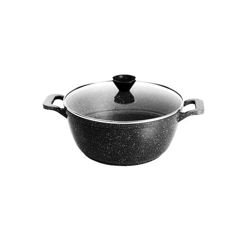 قابلمه کاندید سایز 20 گرانیت مدل پروانه مشکی